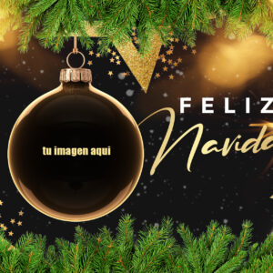 Flyer Navidad PSD - Plantilla navideña editable y profesional en Photoshop