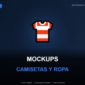 mockups camisetas y ropa