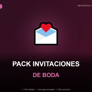 pack invitaciones de boda